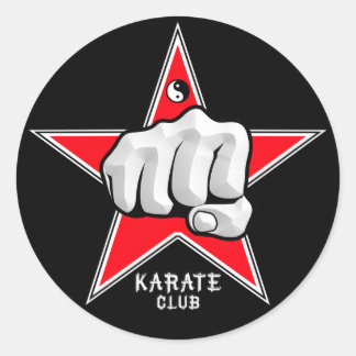 Rond Sticker Karate Club