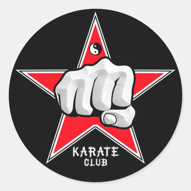 Rond Sticker Karate Club (Devant)