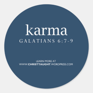 Rond Sticker Karma