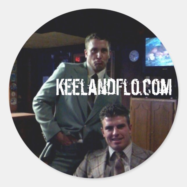 Rond Sticker KeelandFlo.com (Devant)