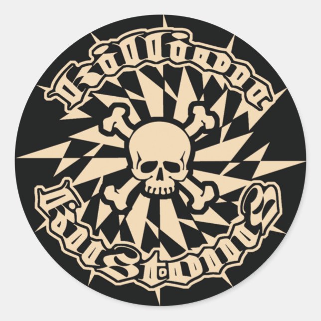 Rond Sticker Killions Kustoms petit (Devant)
