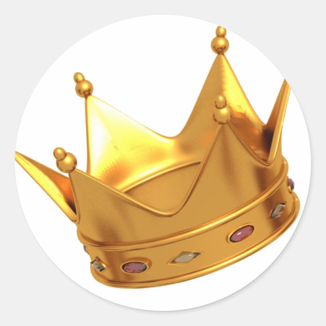 Rond Sticker King Crown (Devant)