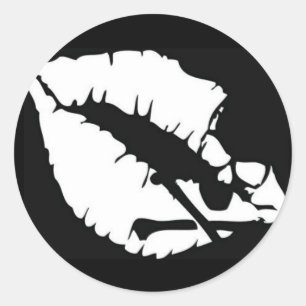 Rond Sticker Kiss of Death Round