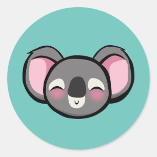 Rond Sticker Koala