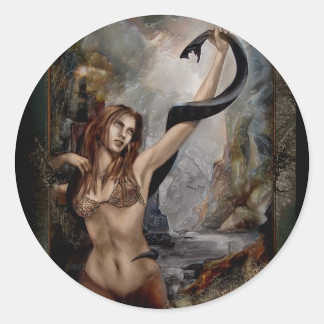 Rond Sticker "La Confrontation" (Devant)