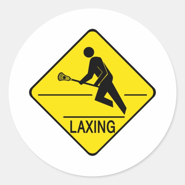 Rond Sticker Lacrosse Designs (Devant)