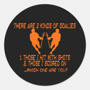 Rond Sticker Lacrosse Smack 2Kinds