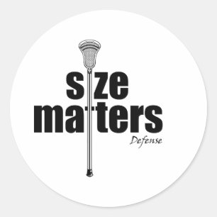 Rond Sticker Lacrosse Taille HumourD