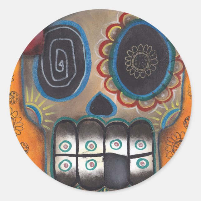 Rond Sticker Lady Muerta (Devant)