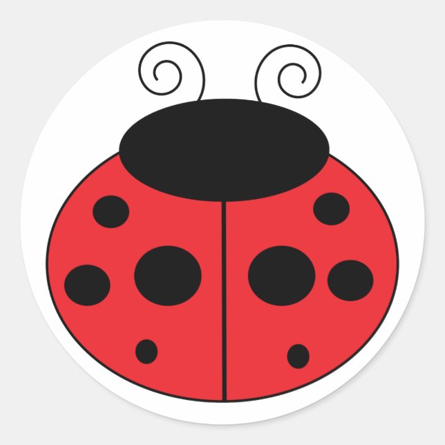 Rond Sticker Ladybug (Devant)