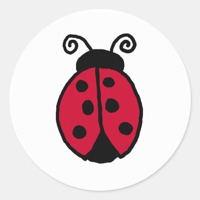 Rond Sticker Ladybug (Devant)