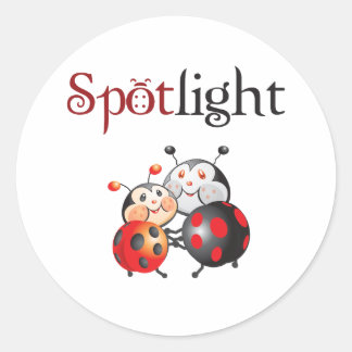 Rond Sticker Ladybug