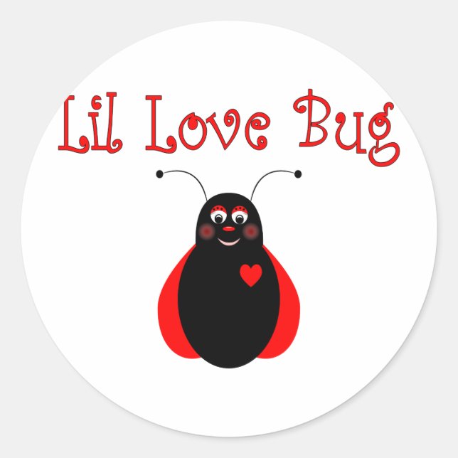 Rond Sticker Ladybug de Bug Little Love (Devant)