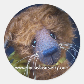 Rond Sticker lapin