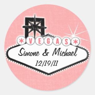 Rond Sticker Las Vegas