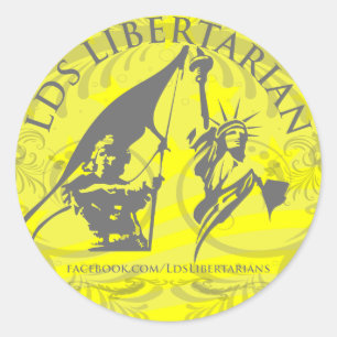 Rond Sticker LDS Libertarien