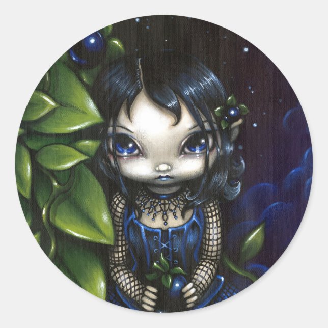 Rond Sticker "Le cadeau de Belladonna" (Devant)