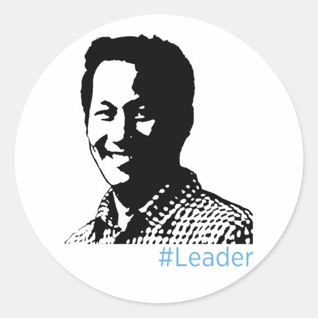 Rond Sticker #Leader (Devant)