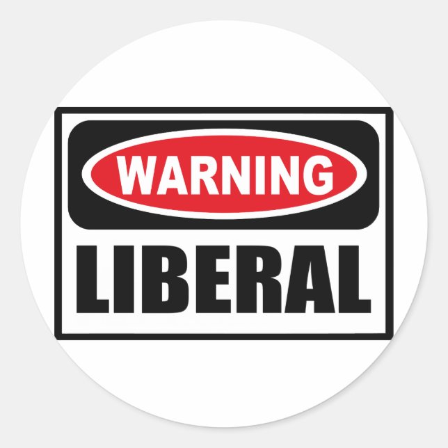 Rond Sticker LIBÉRAL (Devant)
