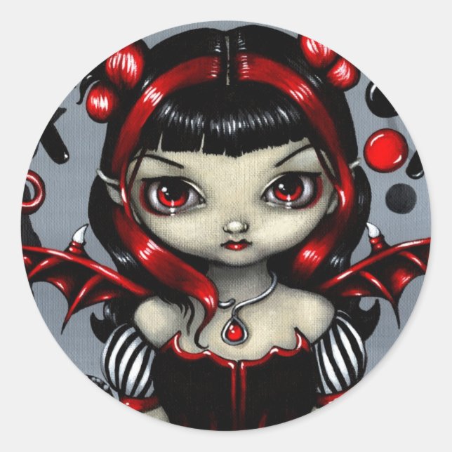 Rond Sticker "Licorice Fairy" (Devant)