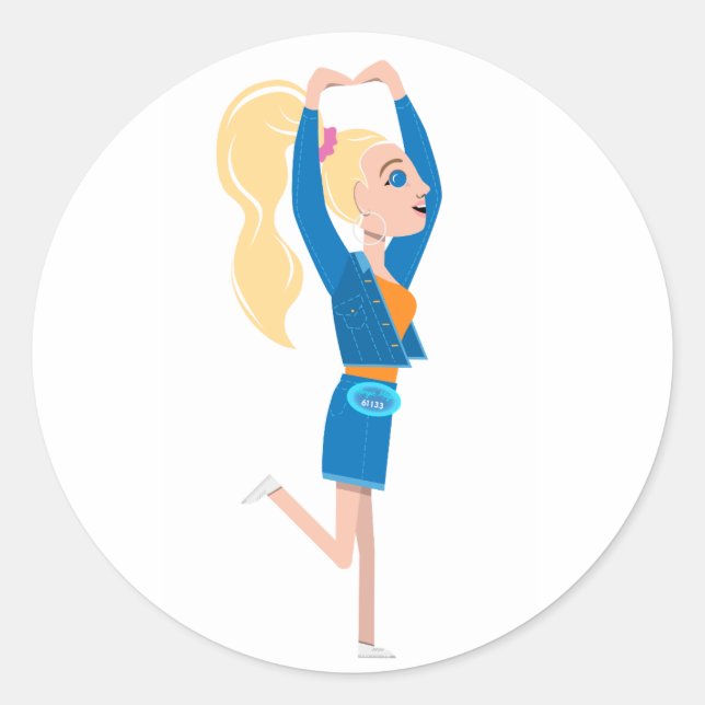 Rond Sticker Lil Margie Circle (Devant)