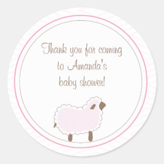 Rond Sticker Little Lamb Faver