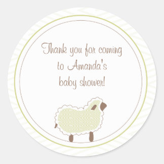 Rond Sticker Little Lamb Faver
