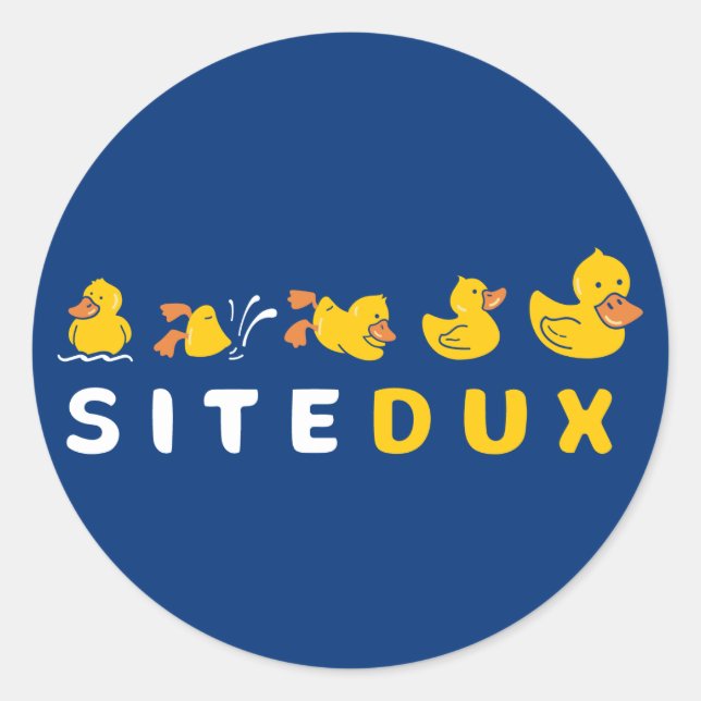 Rond Sticker logo Sitedux (Devant)