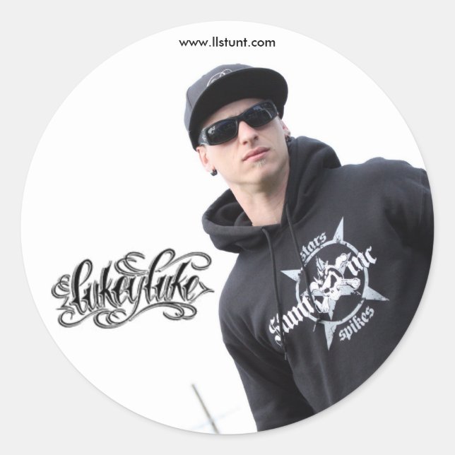 Rond Sticker Lukey Luke [1] (Devant)