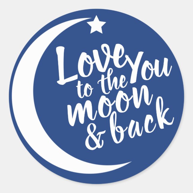 Rond Sticker Lune (Devant)