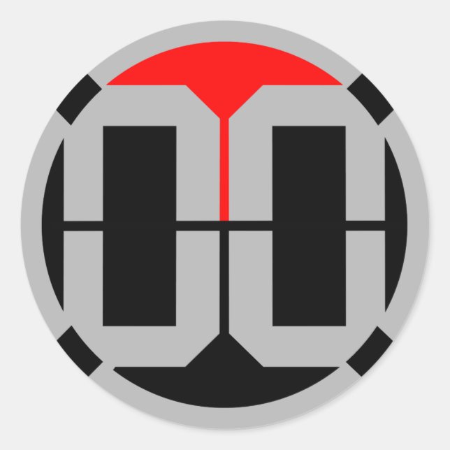 Rond Sticker LvL 00 1,5 Pouce (Devant)