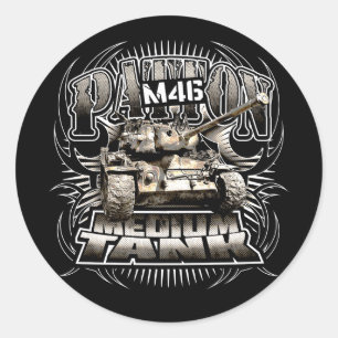 Rond Sticker M46 Patton Classic Round