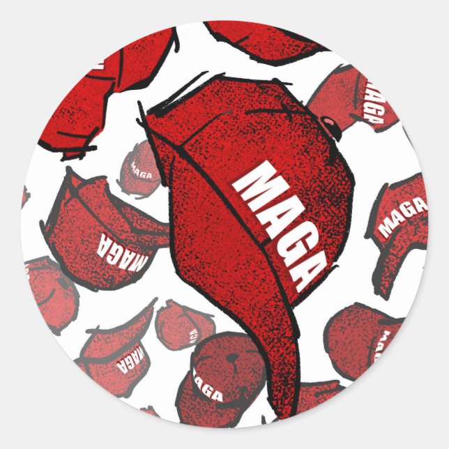 Rond Sticker MAGA (Devant)