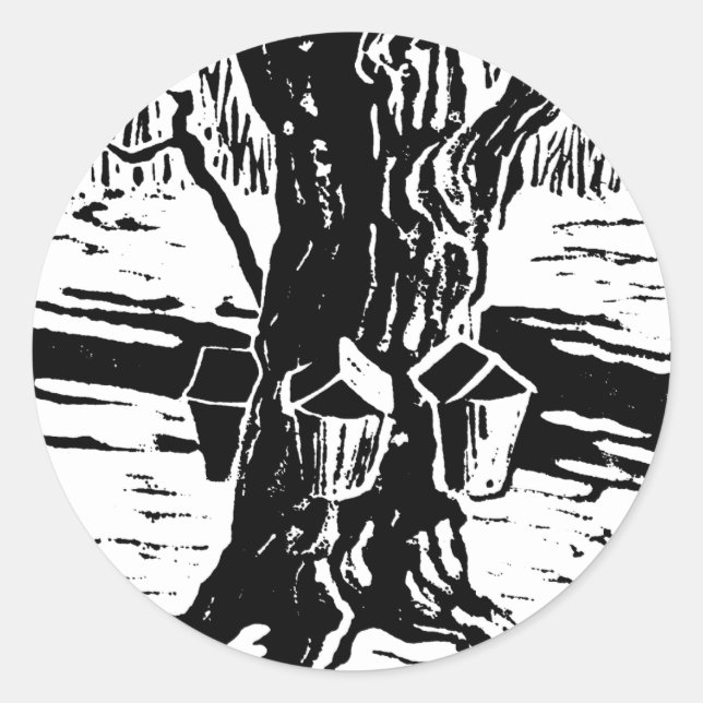 Rond Sticker magique Springtime (Devant)