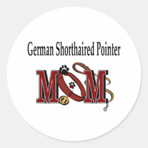 Rond Sticker maman pointeur germanique