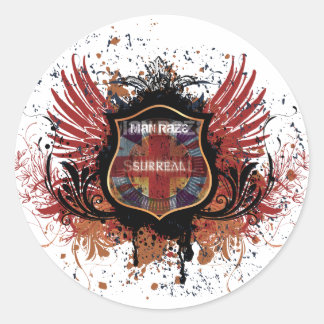Rond Sticker Man Raze Crest
