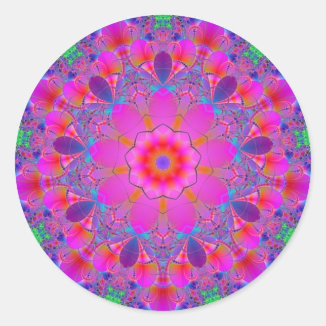 Rond Sticker Mandala (Devant)