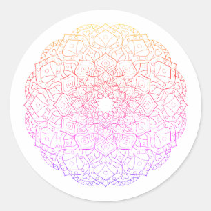Rond Sticker Mandala