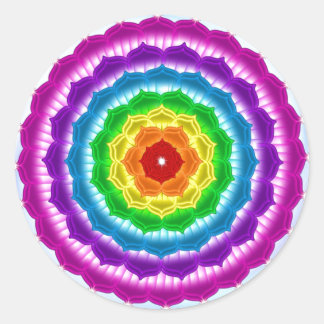 Rond Sticker mandala Chakra