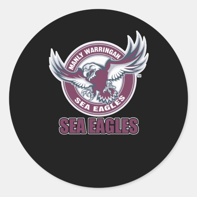 Rond Sticker Manly Sea Eagles (Devant)
