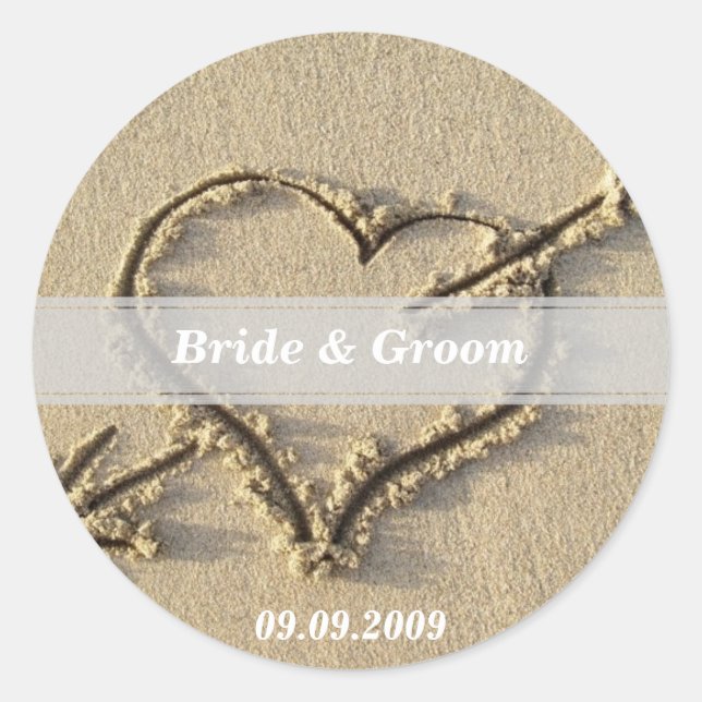 Rond Sticker mariage (Devant)