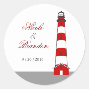 Rond Sticker Mariage phare
