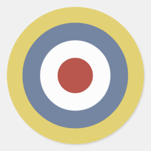 Rond Sticker Marker du Royaume-Uni