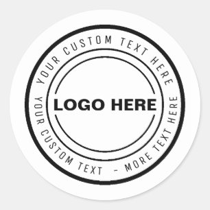 Rond Sticker marketing promotionnel personnalisé avec e