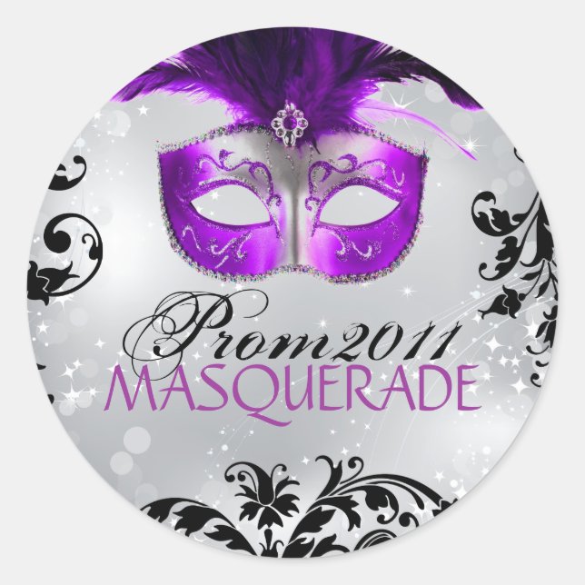 Rond Sticker Masquerade Classy (Devant)