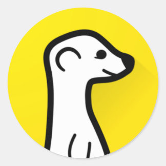Rond Sticker MeerKat