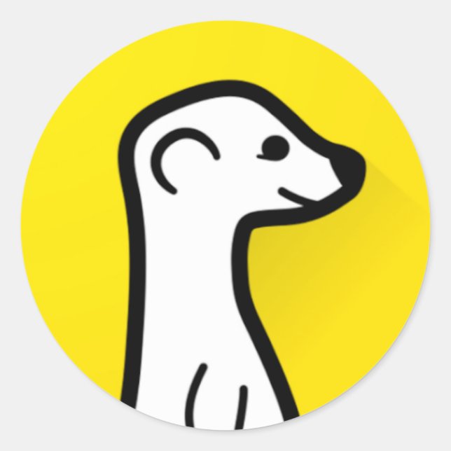 Rond Sticker MeerKat (Devant)
