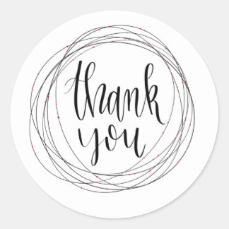 Rond Sticker Merci