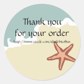 Rond Sticker Merci
