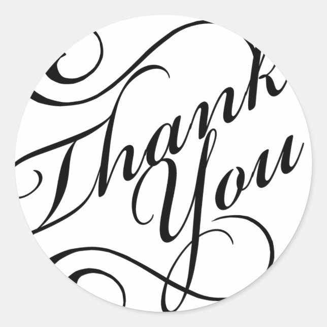 Rond Sticker Merci (Devant)